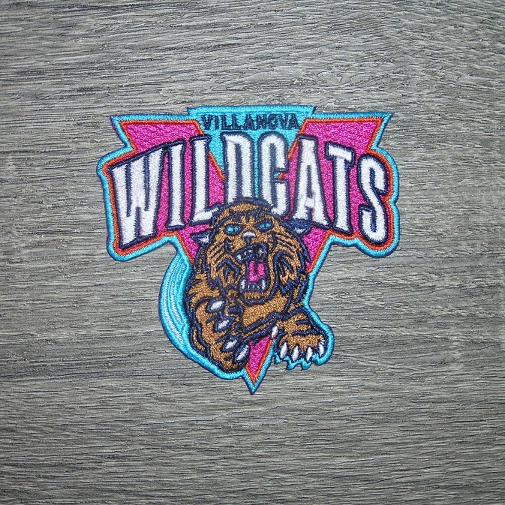 Villanova Wildcats University Vintage Embroidered Iron On Patch 3" x 2.75"